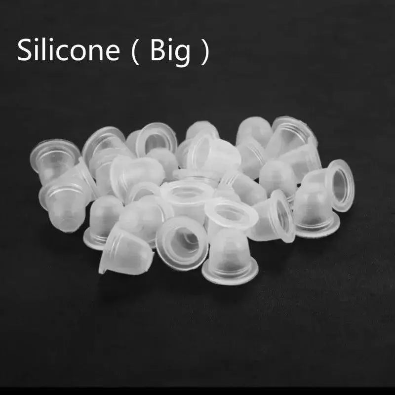 Silicone Ink Caps For Tattoo And Makeup Hygienic Solution
