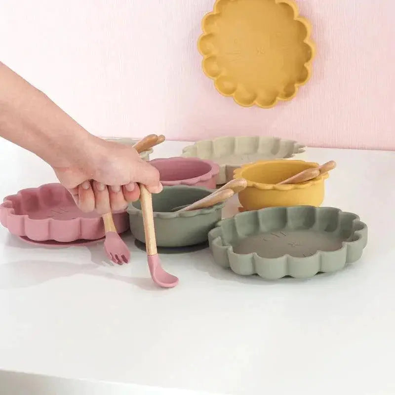 Silicone Kawaii Animal Plates And Bowls Set For Toddlers