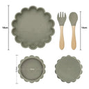 Non-Slip Silicone Toddler Dinnerware