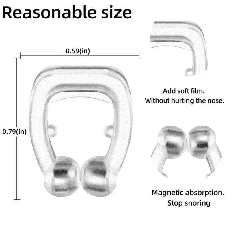 Silicone Magnetic Snore Device for Enhanced Sleep Support