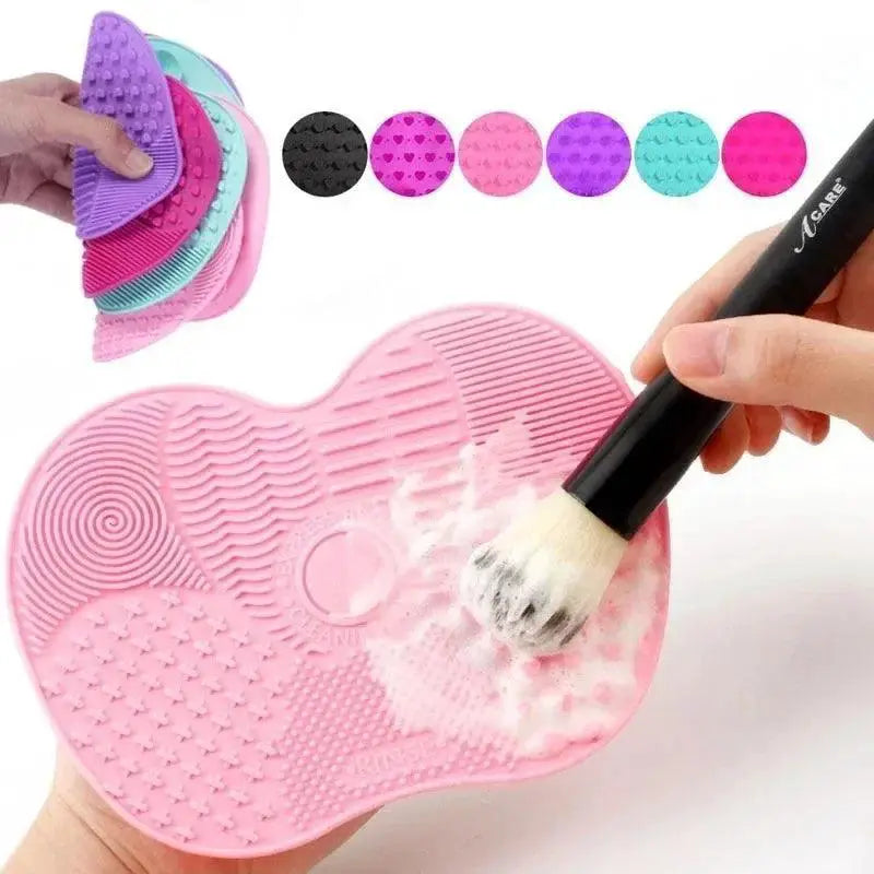 Silicone Makeup Brush Cleaner Mat for Effortless Cleaning