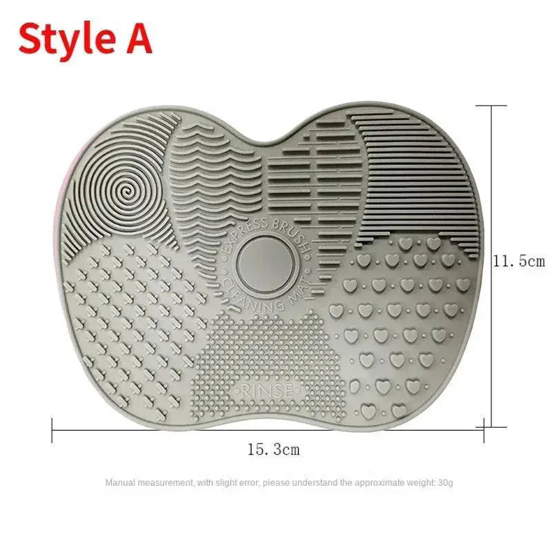 Silicone Makeup Brush Cleaner Mat for Effortless Cleaning