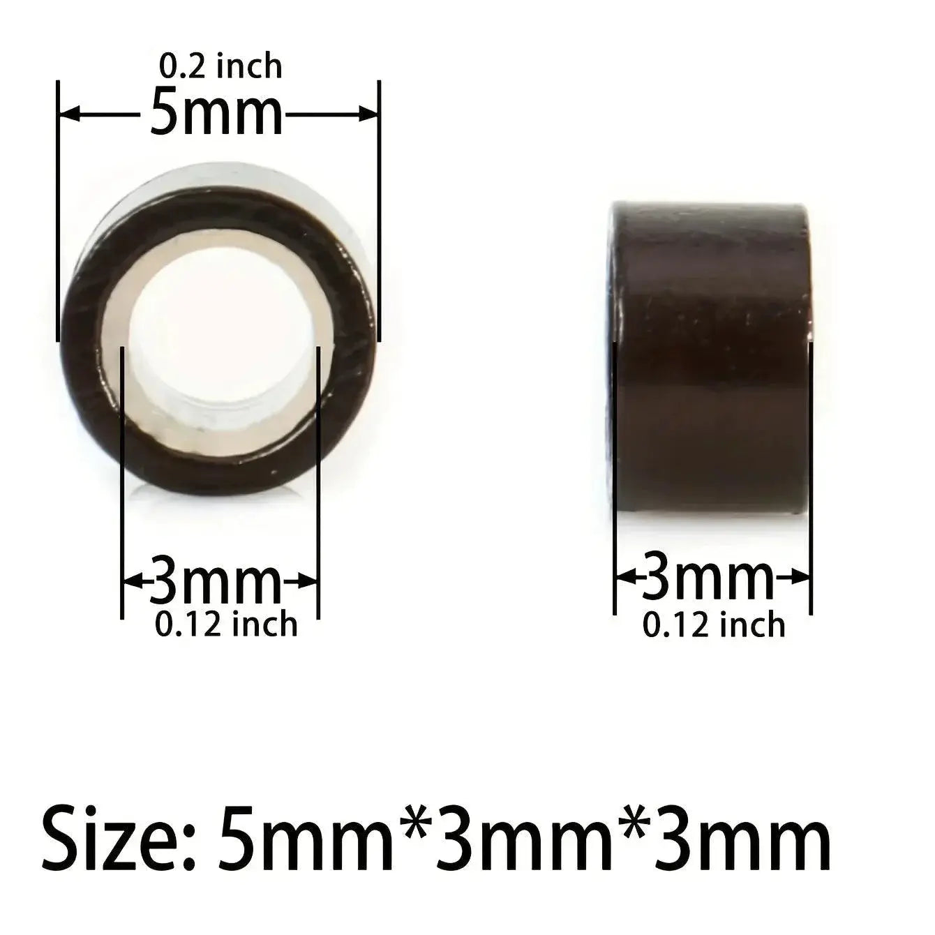 Silicone Micro Link Tube Ring for Wig Hair Extensions Tools