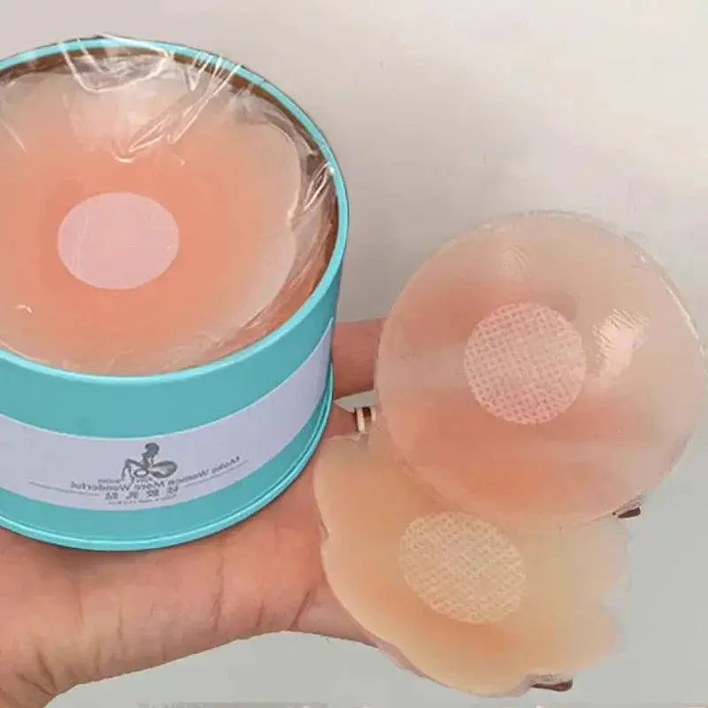 Silicone Nipple Cover Reusable Adhesive Bra Pads For All Day