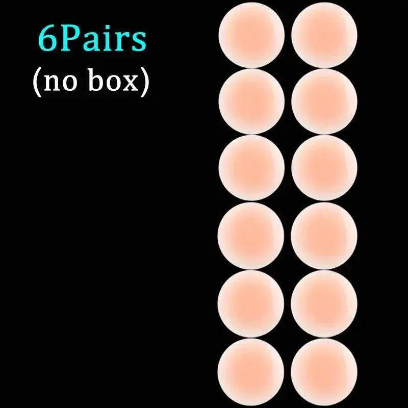 Silicone Nipple Cover Reusable Adhesive Bra Pads For All Day