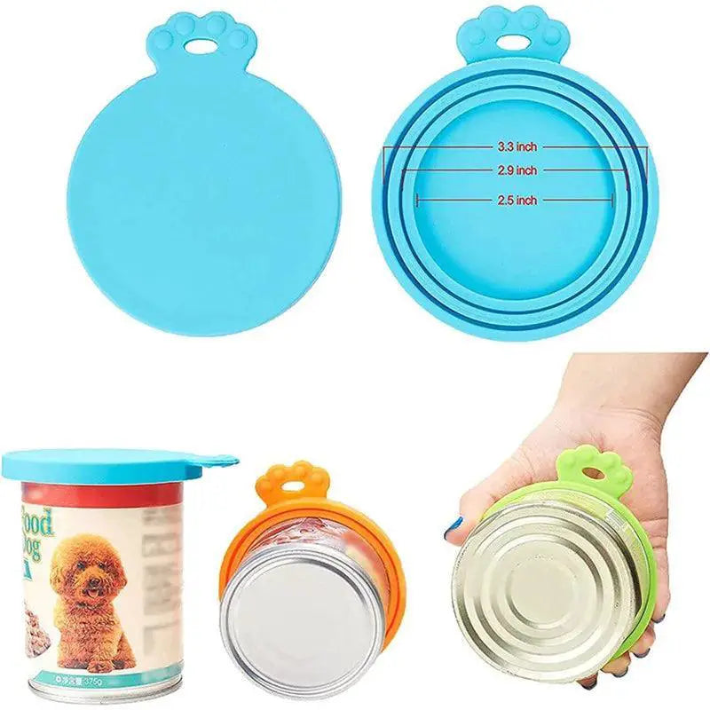 Silicone Pet Food Can Lid Freshness Sealer For Pets