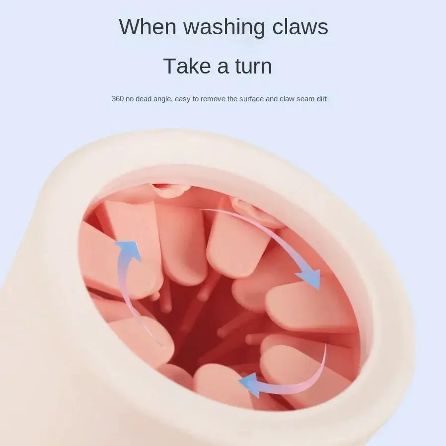 Silicone Pet Foot Washer Cup Paw Cleaner For Dogs And Cats - OurLum.com