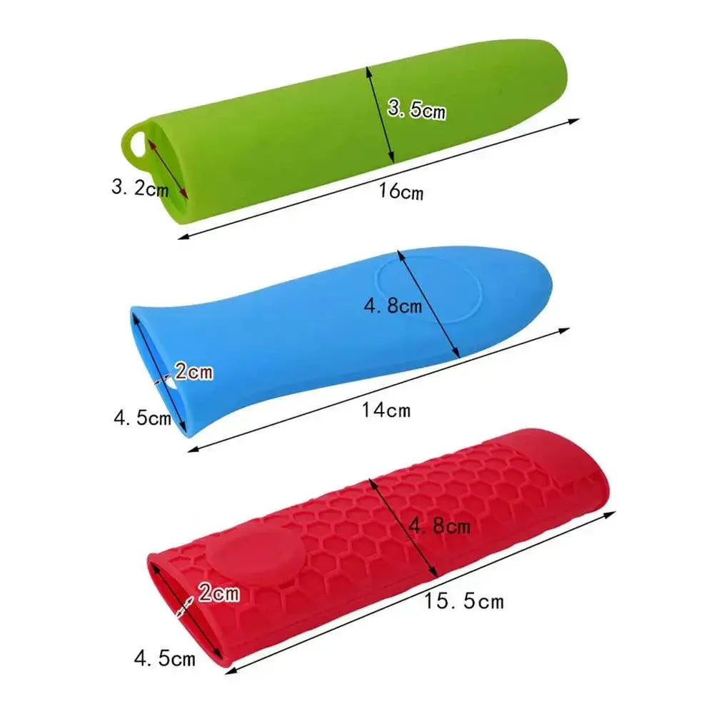 Silicone Pot Handle Sleeve Heat Resistant Kitchen Grip