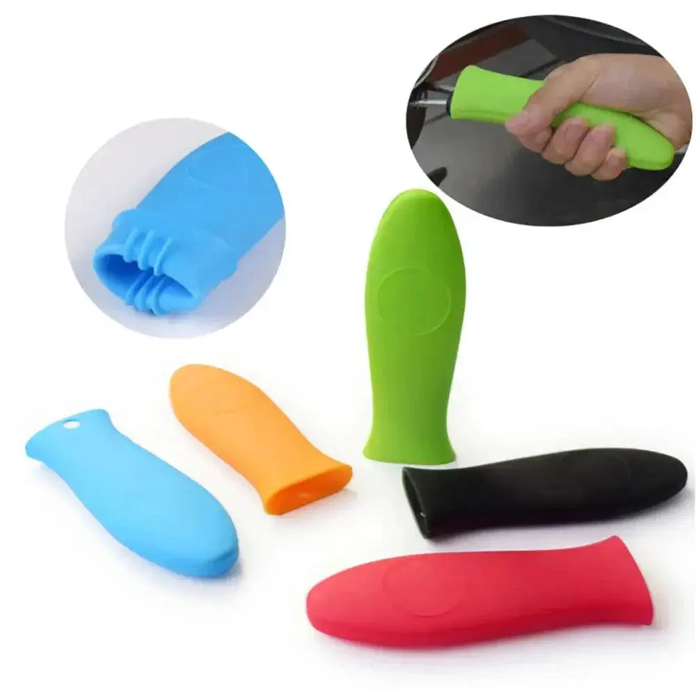 Silicone Pot Handle Sleeve Heat Resistant Kitchen Grip