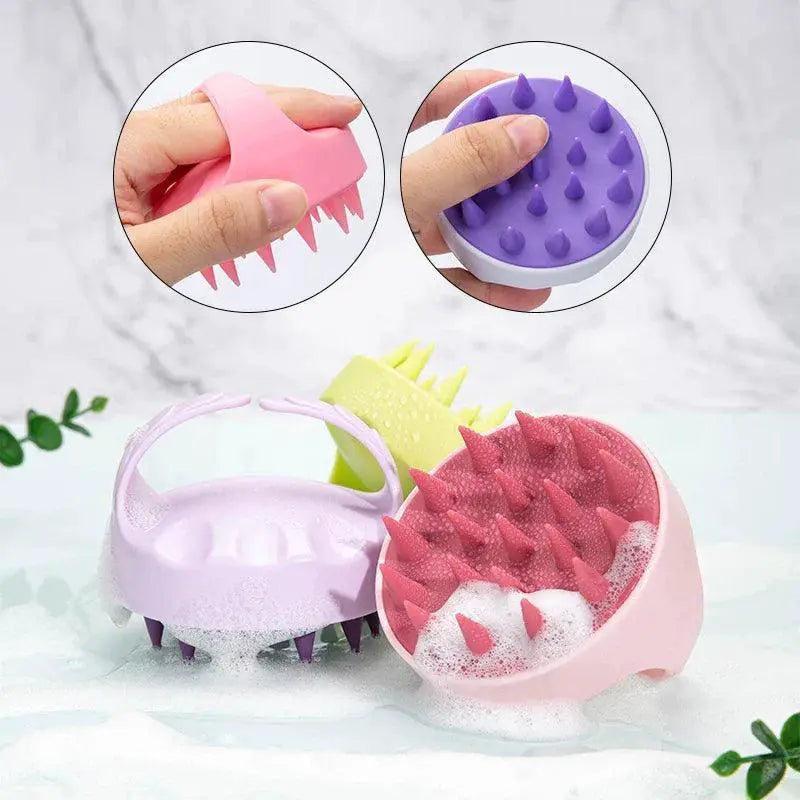 Silicone Scalp Brush Luxurious Hair Massage Tool For Growth