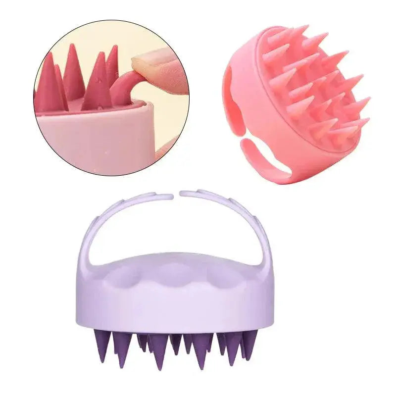 Silicone Scalp Brush Luxurious Hair Massage Tool For Growth
