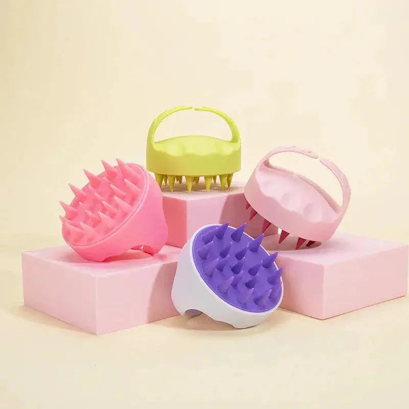 Silicone Scalp Brush Luxurious Hair Massage Tool For Growth