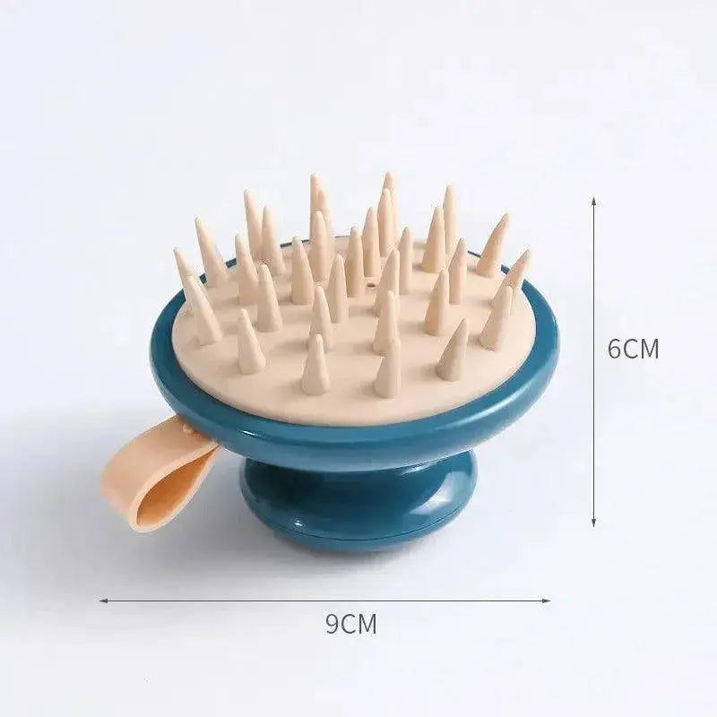 Silicone Scalp Massage Brush for Healthy Hair Care