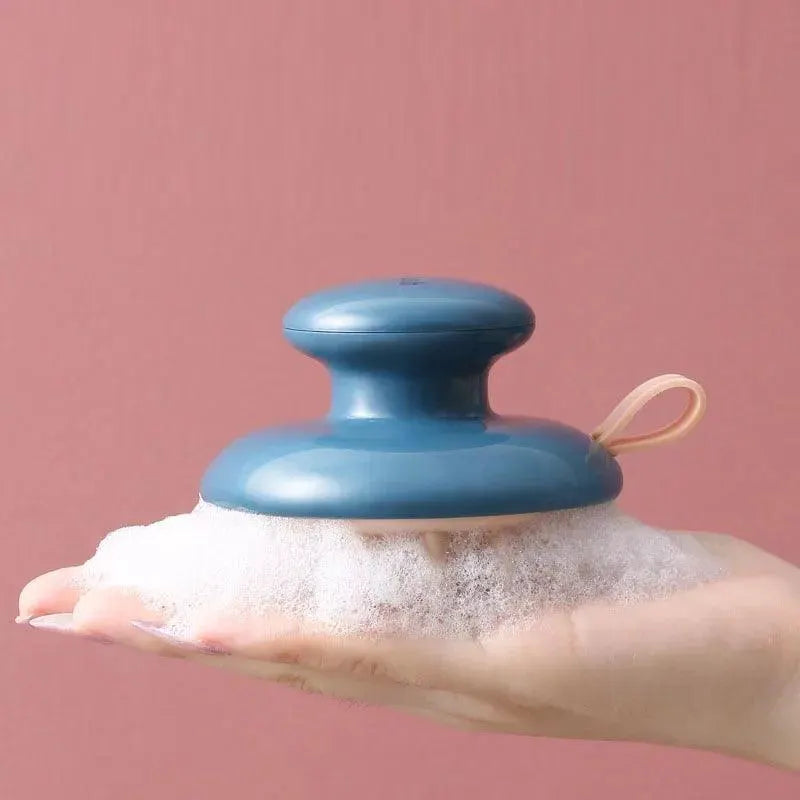 Silicone Scalp Massage Brush for Healthy Hair Care