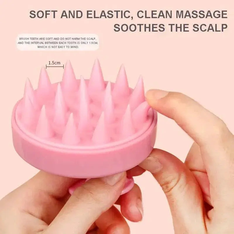 Silicone Scalp Massager For Hair Growth Spa Experience
