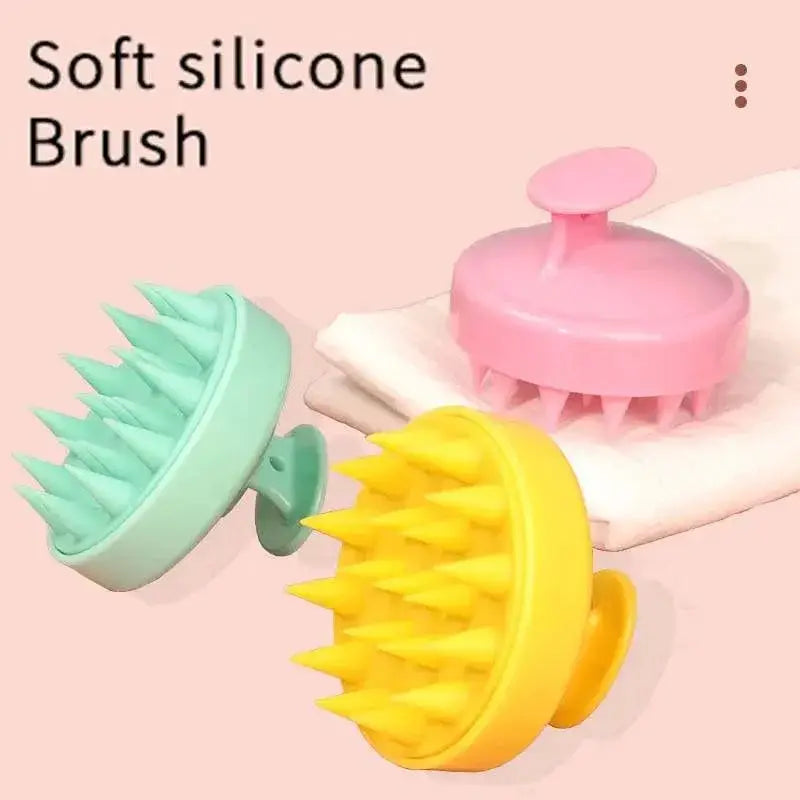 Silicone Scalp Massager For Hair Growth Spa Experience