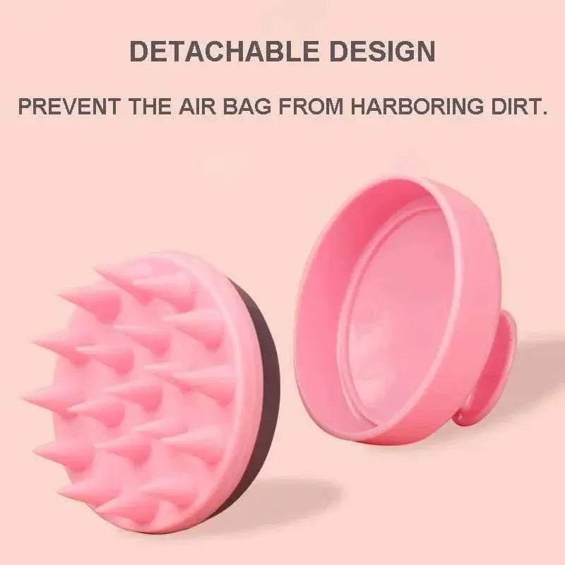 Silicone Scalp Massager For Hair Growth Spa Experience