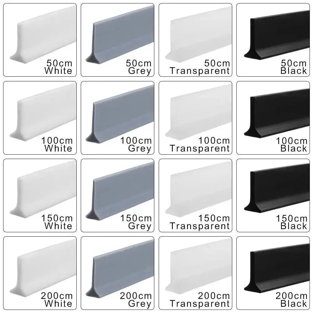 Silicone Shower Barrier Flexible Water Retention Solution