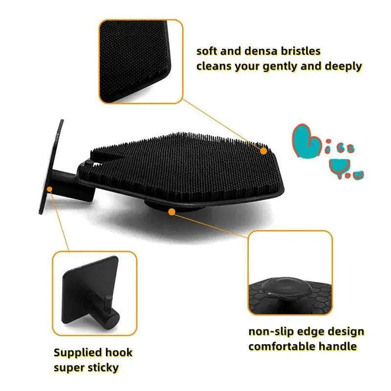 Silicone Shower Brush Skin Friendly Exfoliating Tool