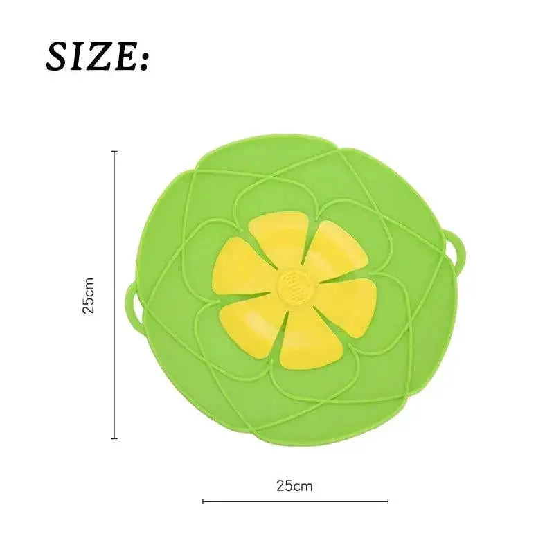 Silicone Spill Stopper Lid for Pots and Pans Eco Friendly