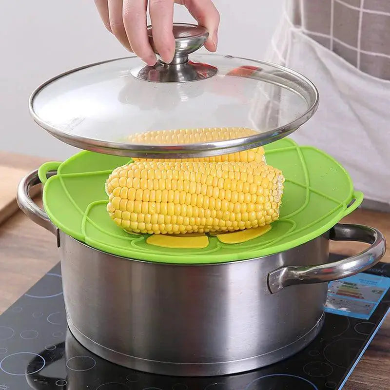 Silicone Spill Stopper Lid for Pots and Pans Eco Friendly