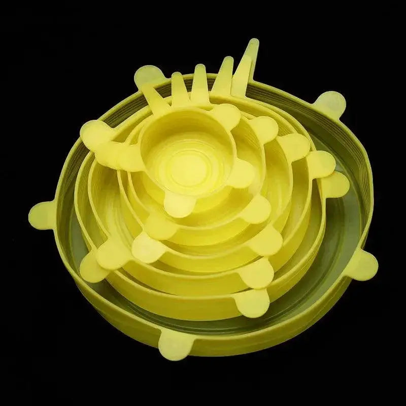Silicone Stretch Lids Reusable Airtight Food Covers