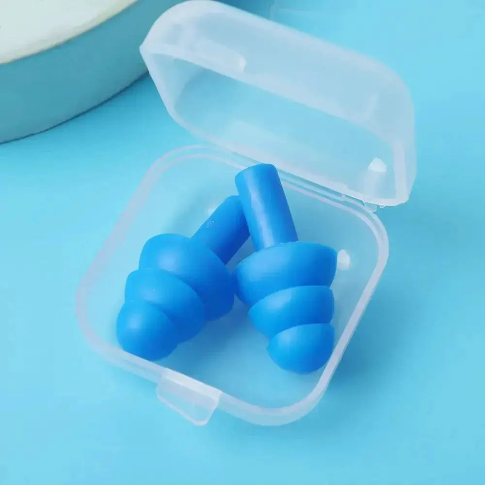 Silicone Swimming Ear Plugs Waterproof Noise Reduction