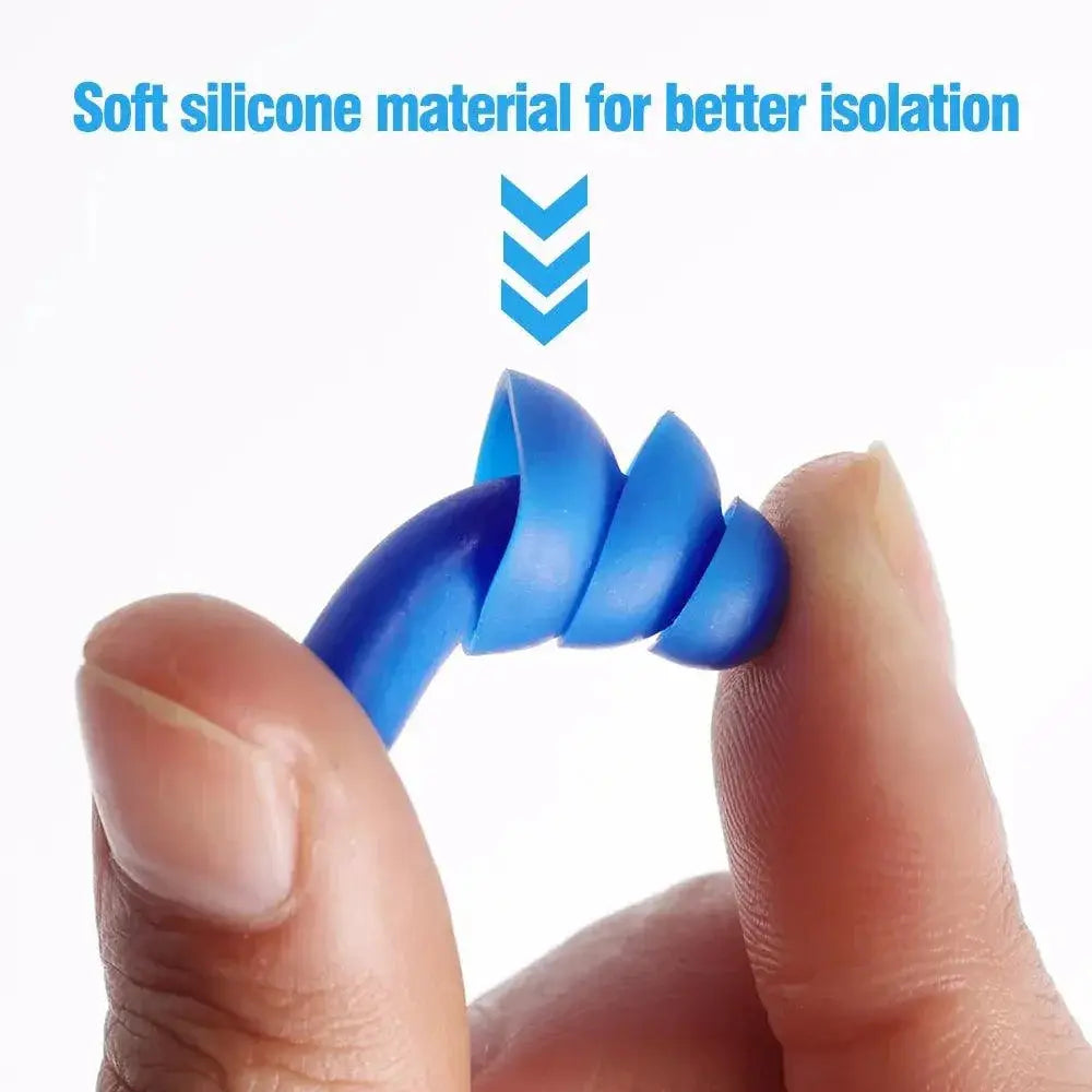 Silicone Swimming Ear Plugs Waterproof Noise Reduction