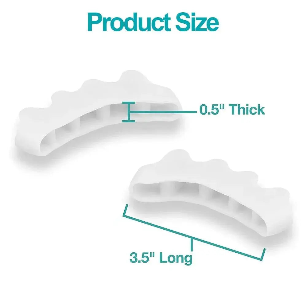 Silicone Toe Spacers for Bunion and Hammer Toe Relief