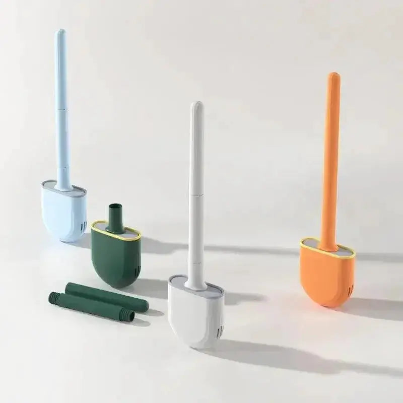 Silicone Toilet Brush Cleaner Efficient Bathroom Tool