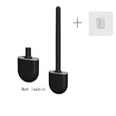 Silicone Toilet Brush Set: Easy WC Cleaning with Holder