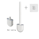 Silicone Toilet Brush Set: Easy WC Cleaning with Holder