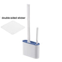 Silicone Toilet Brush Set: Easy WC Cleaning with Holder