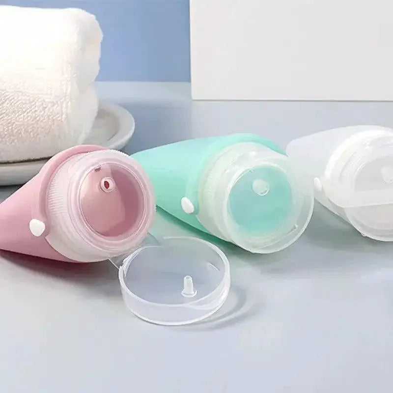 Silicone Travel Bottle Kit Ultimate Leakproof Toiletry Set