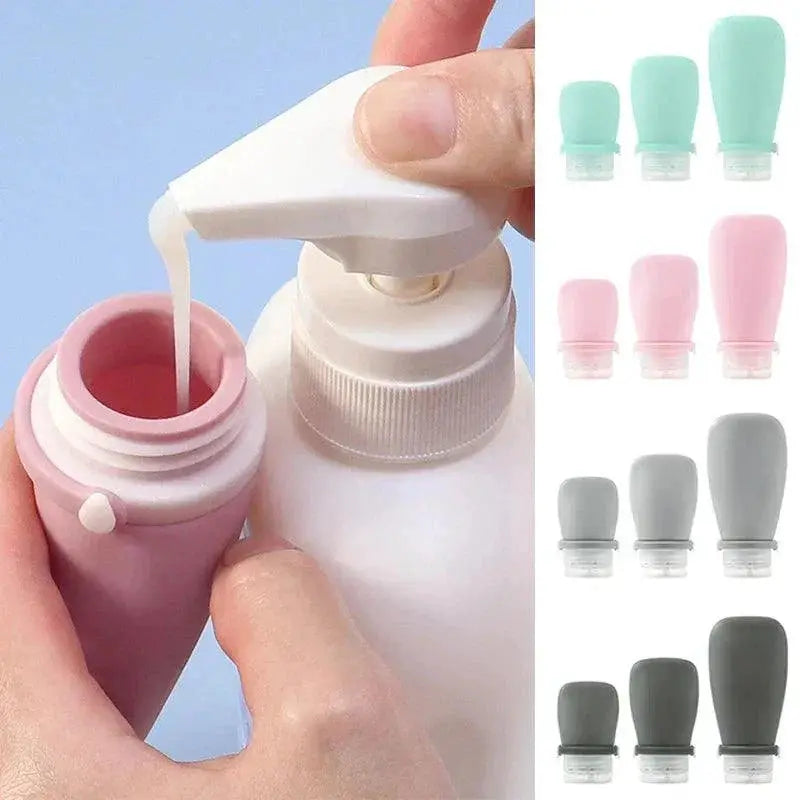 Silicone Travel Bottle Kit Ultimate Leakproof Toiletry Set