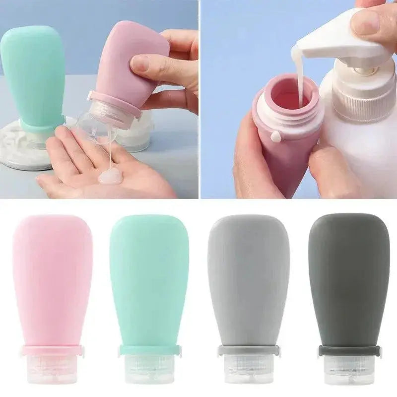 Silicone Travel Bottle Kit Ultimate Leakproof Toiletry Set