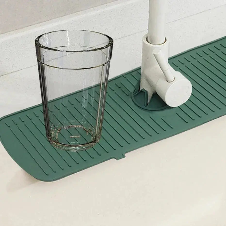 Silicone Water Ripples Sink Splash Pad Kitchen Bathroom