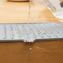 Silicone Water Ripples Sink Splash Pad Kitchen Bathroom Protector