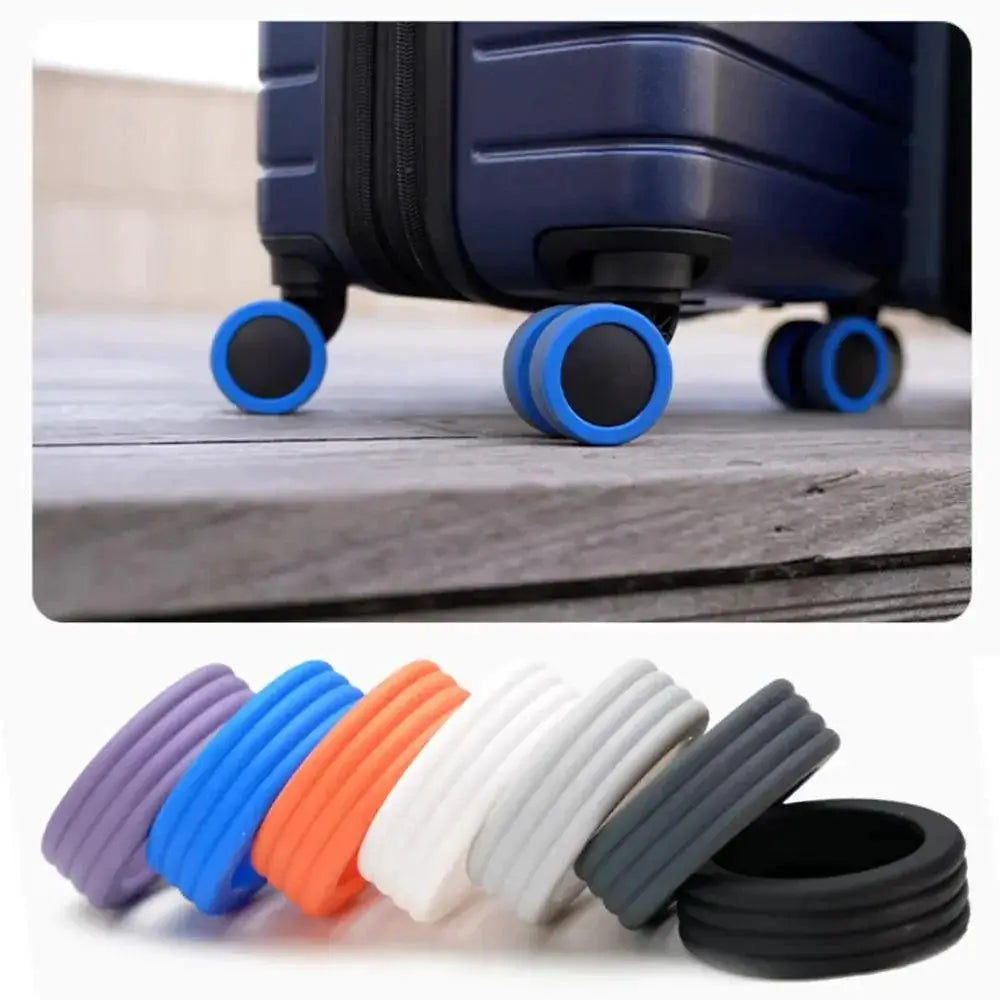 Silicone Wheel Noise Reducer For Suitcases Protect Wheels