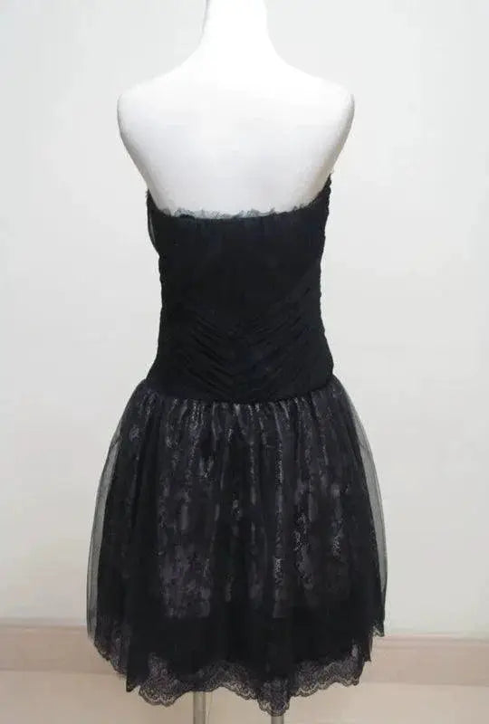 Silk Lace Slim - Fit Dress Nightclub Chic and Versatile