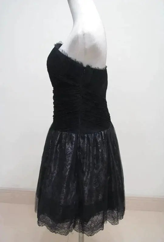 Silk Lace Slim - Fit Dress Nightclub Chic and Versatile