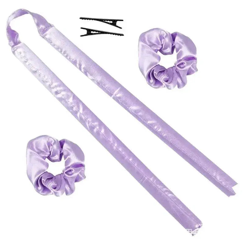 Silk Ribbon Headband For Heat Free Soft Curls Roller
