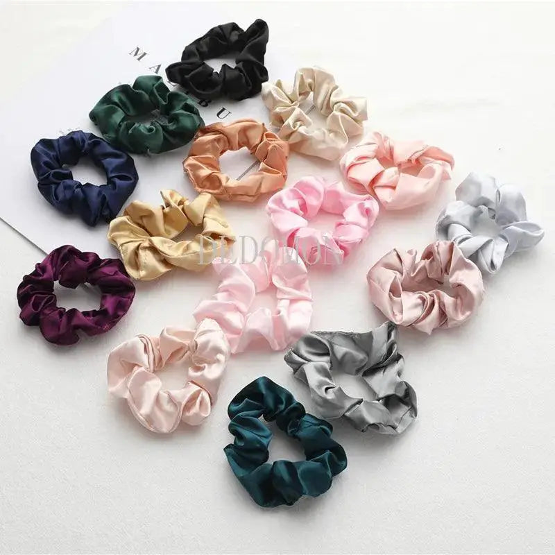 Silk Sleep Mask Set With Hair Accessories For Beauty Sleep