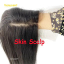 Silk Top European Virgin Hair Lace Closure Toupee Natural Looking