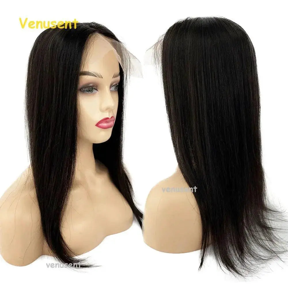 Silk Top European Virgin Hair Lace Closure Toupee Natural