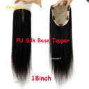 Silk Top European Virgin Hair Lace Closure Toupee Natural Looking