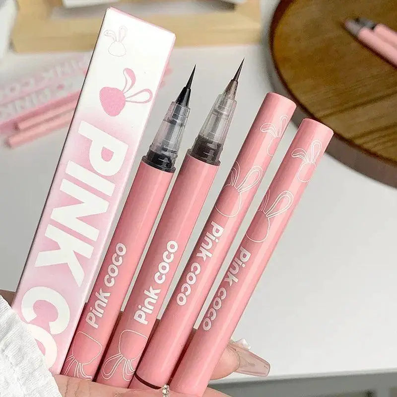 Silky Matte Waterproof Liquid Eyeliner Trio Black Brown Pink