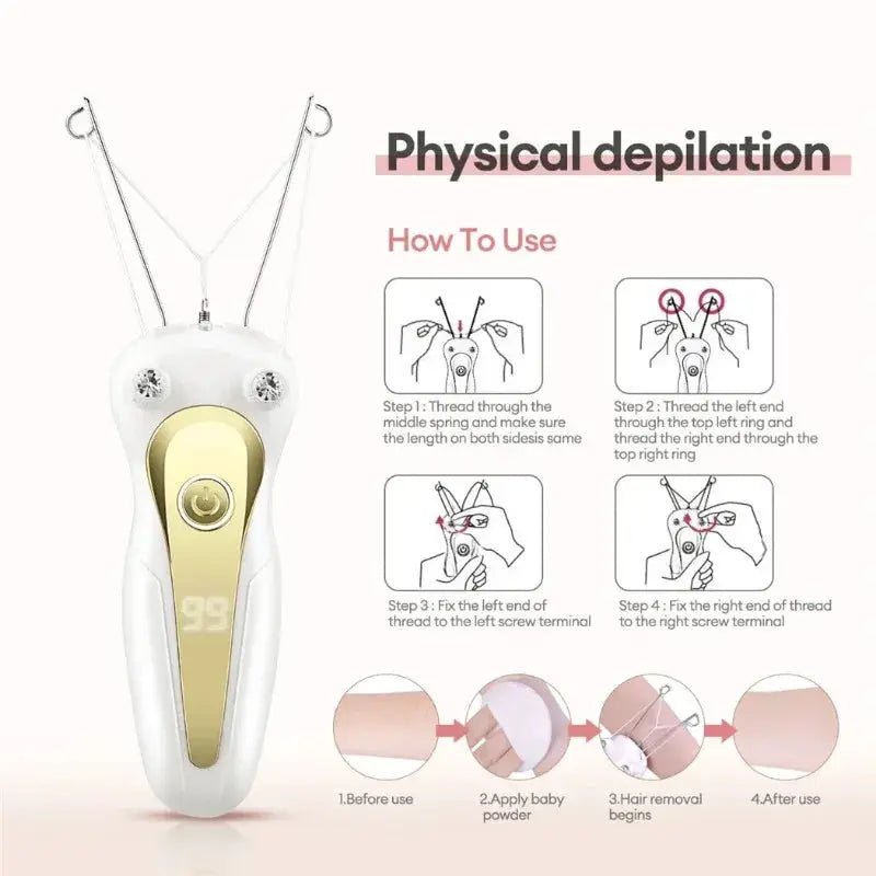 Silky Skin Epilator for Face and Body