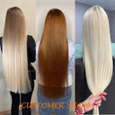 Silky Straight Hair Extensions Vibrant Shades Free Shipping