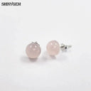 Colorful Gemstone Stud Earrings Everyday